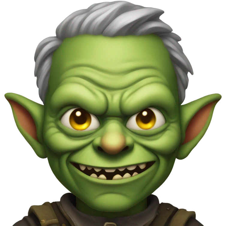 Evil goblin emoji