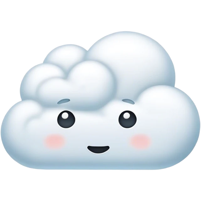 Thinking cloud emoji