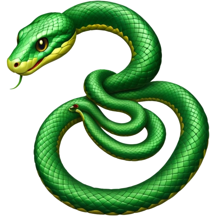 Coiled snake emoji