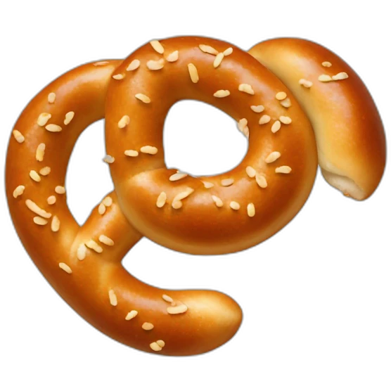 pretzel emoji