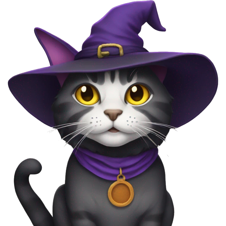 witch cat emoji