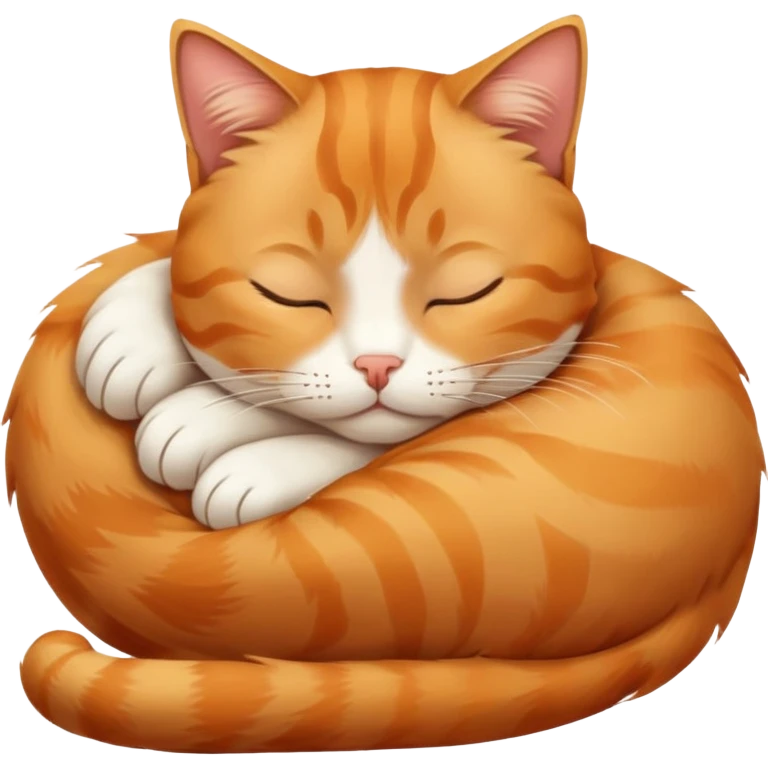 A sleepy cat emoji