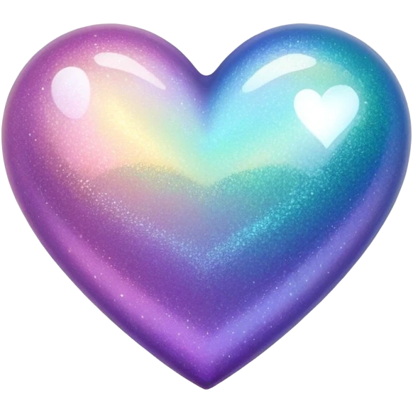 glittery heart emoji