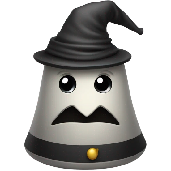a smug chess pawn with a wizard hat emoji