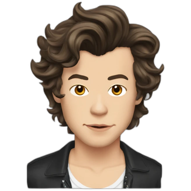 harry styles full face cute 2023 emoji