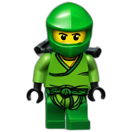 Lego ninjago green emoji