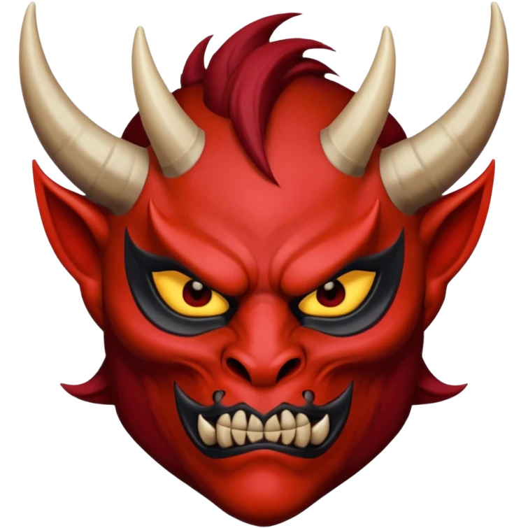 Démon masqué emoji
