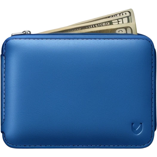 blue wallet closed emoji