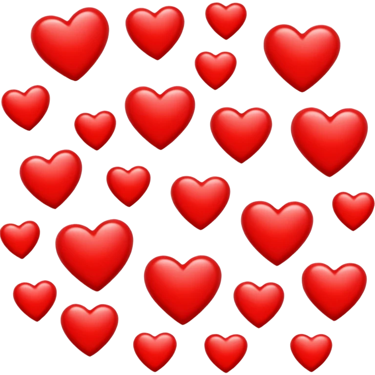 Love hearts emoji