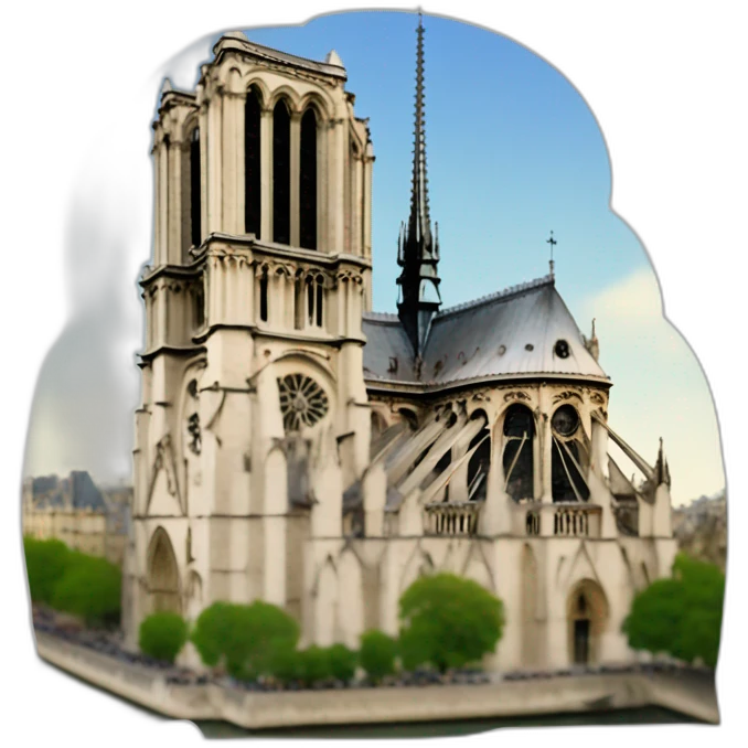 notre dame de paris emoji