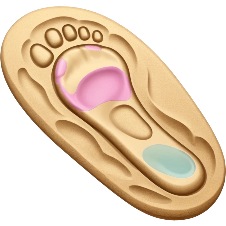 footprint, stylized emoji