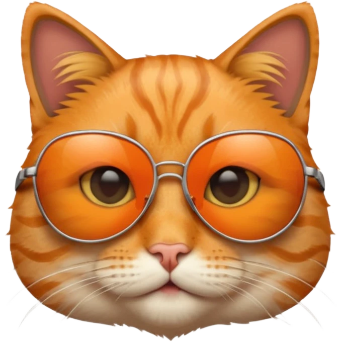 Cat wearing sunglasses emoji