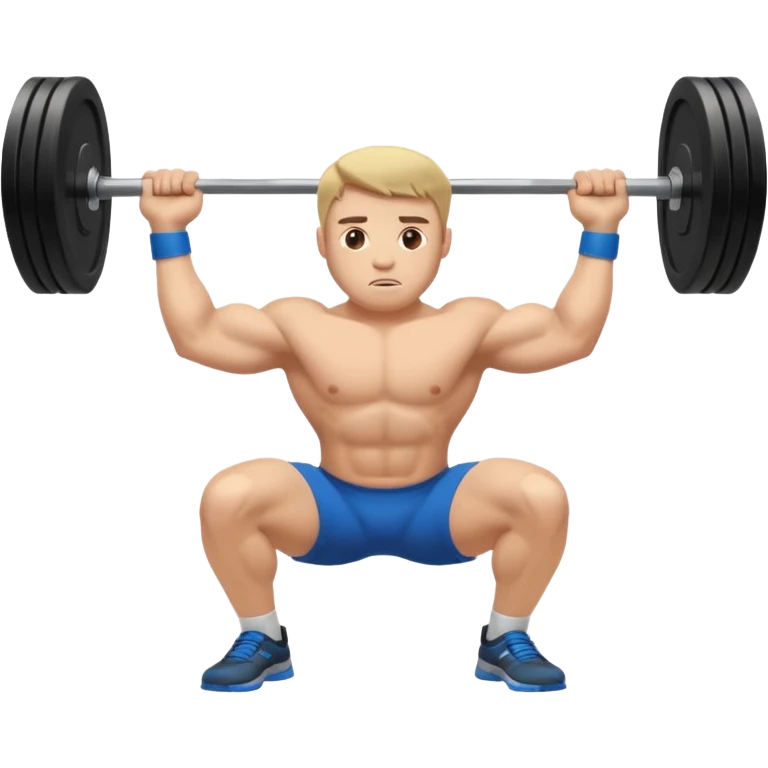 barbell squat emoji