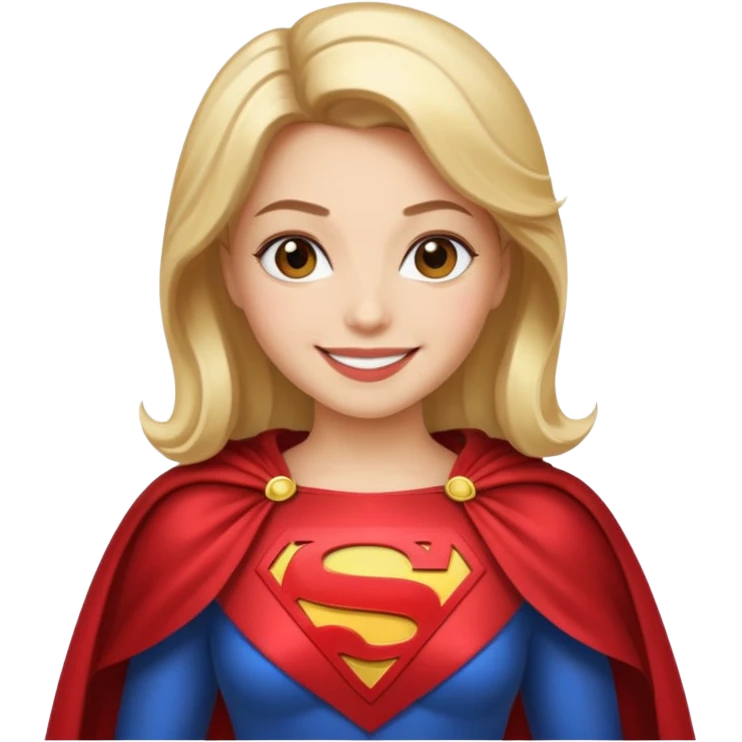 Glamour Superwoman (iphone emoji styled) emoji
