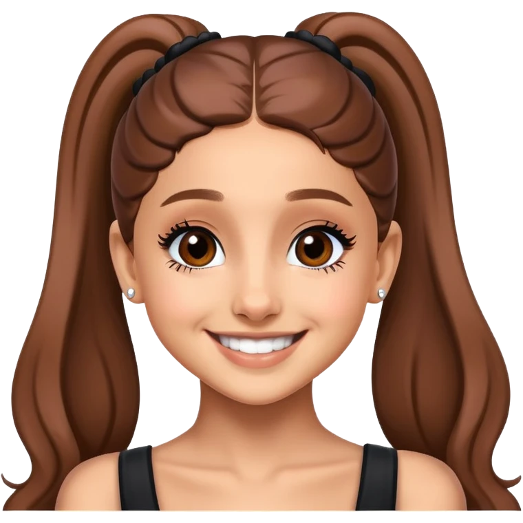 Ariana grande smiling emoji