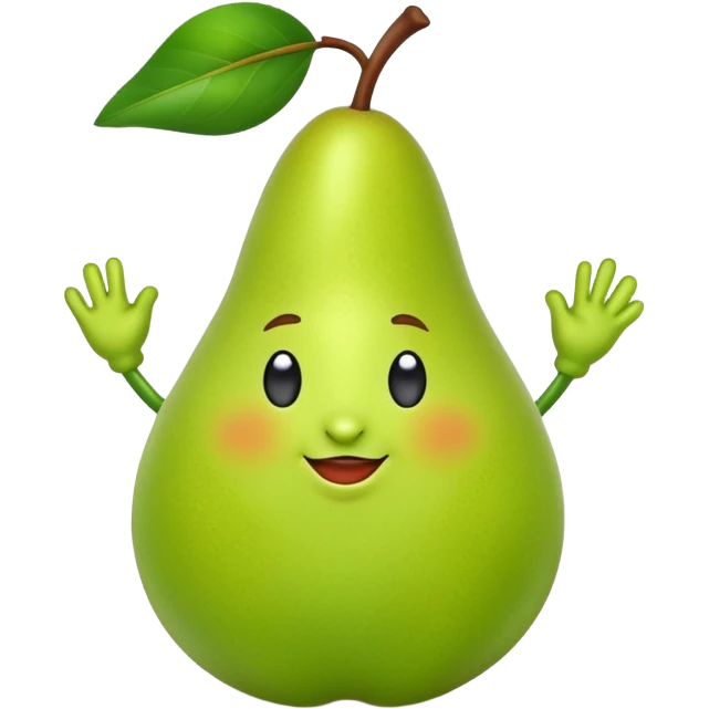 Tanzende Birne  emoji