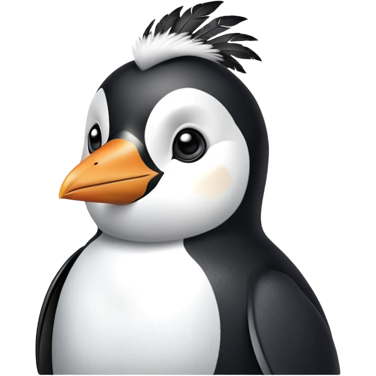 زن پنگوئنی emoji