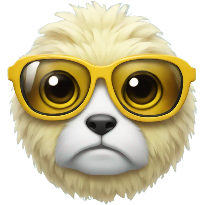 Bumblebee with glasses  emoji