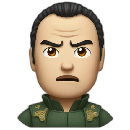 Angry xi Jin pin emoji