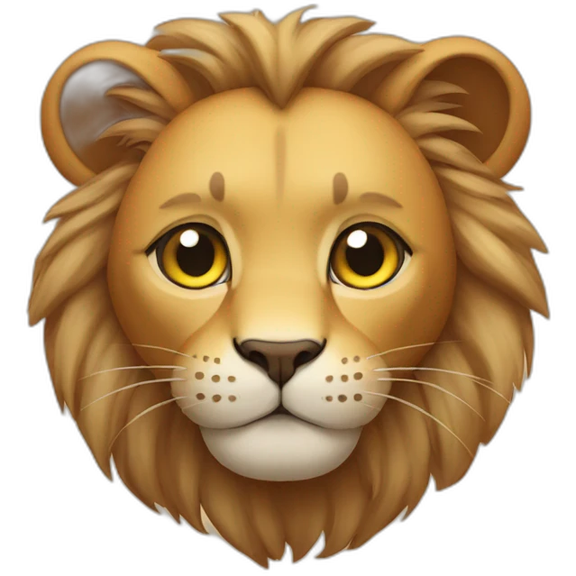 Cat lion emoji