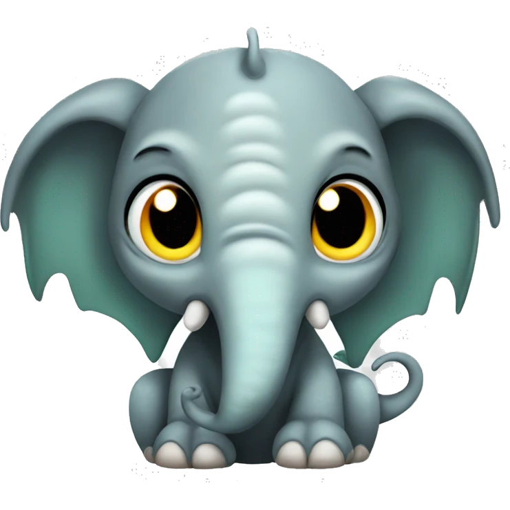 Elephant dragon  emoji