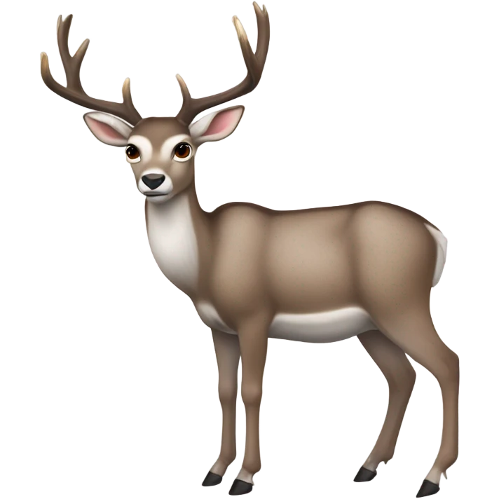 Mule deer emoji