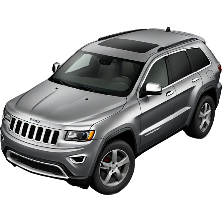 Jeep grand Cherokee grey emoji