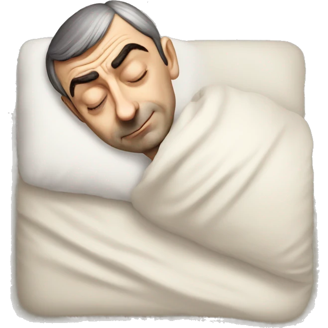 MR Bean sleep emoji