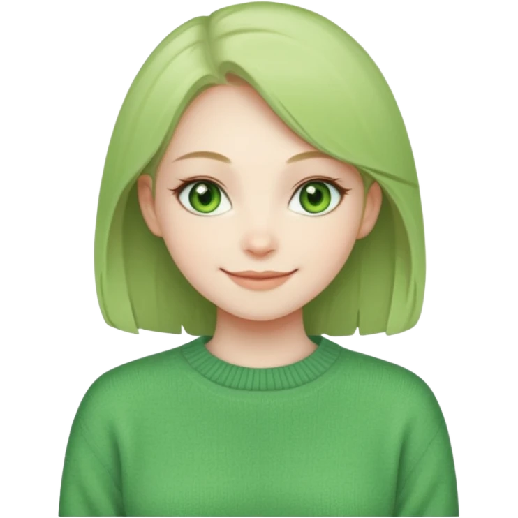 Matcha girl emoji