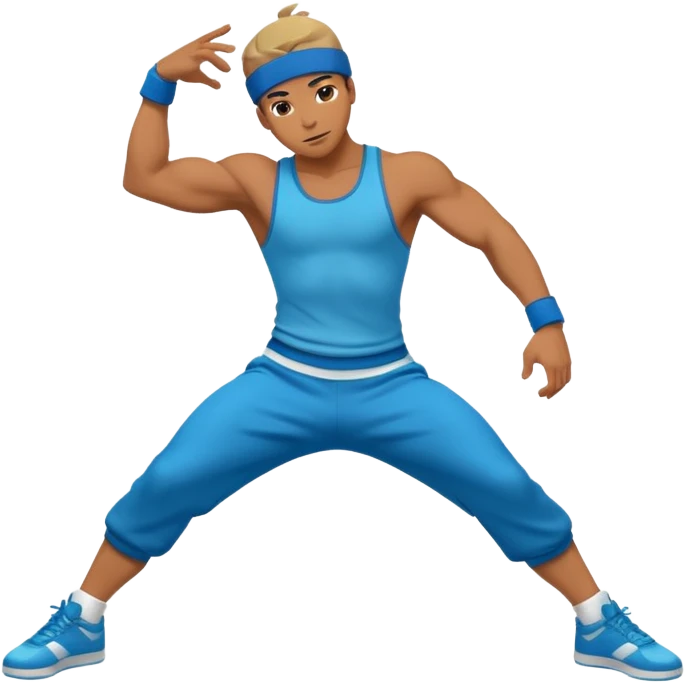 Breakdancer (freeze) emoji