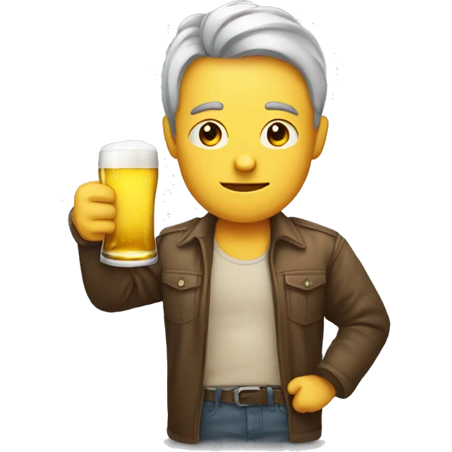 a person that doesnt drink 2 litres of beer emoji