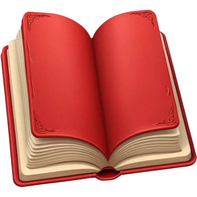 open book with completely red pages emoji