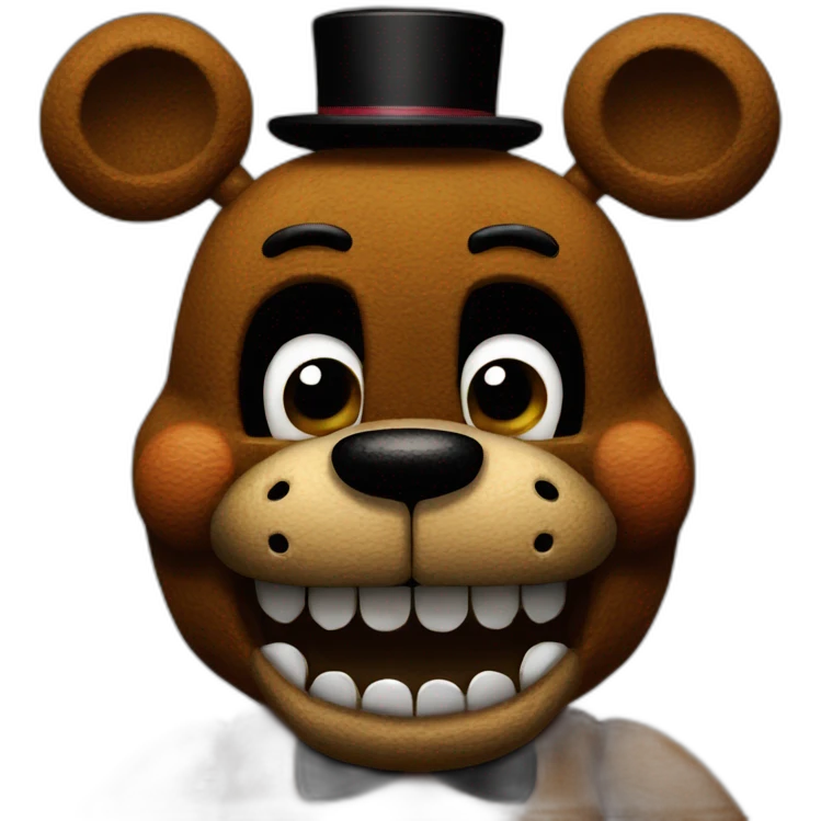 FNAF freddy fazbear flushed emoji