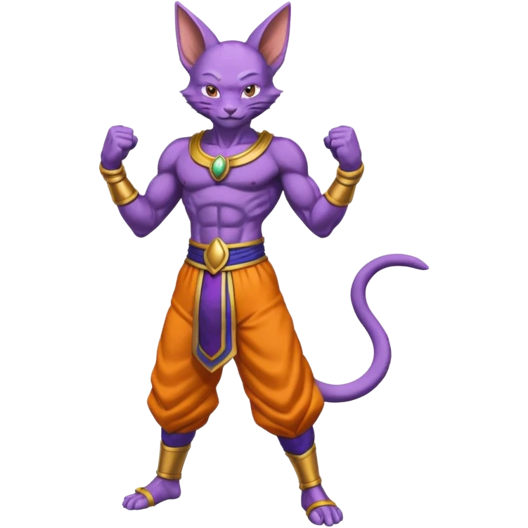 Beerus-Lombax full body  emoji