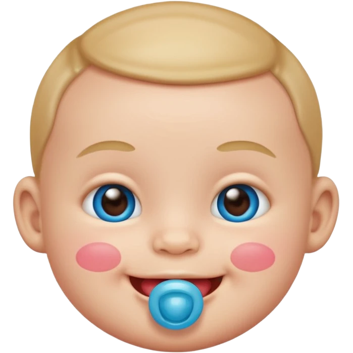 emoji baby with sucker emoji