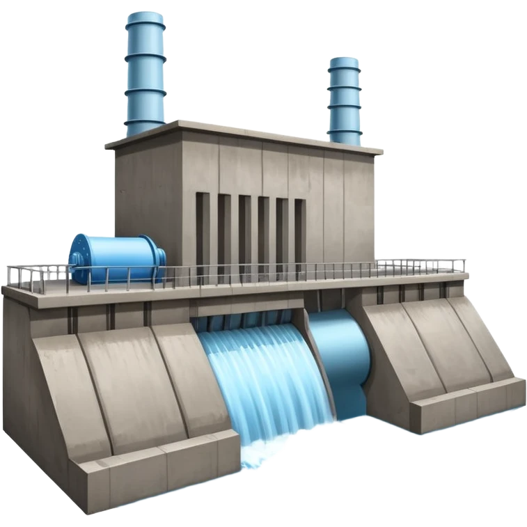 hydroelectric power station emoji