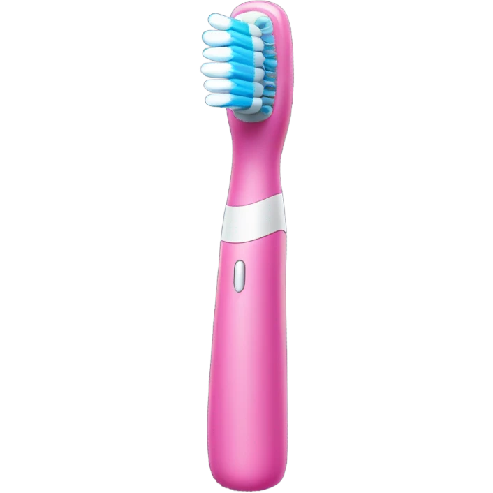 Pink electric toothbrush  emoji