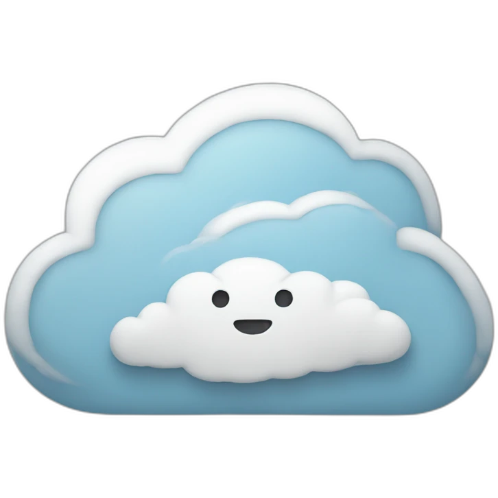 Think cloud emoji