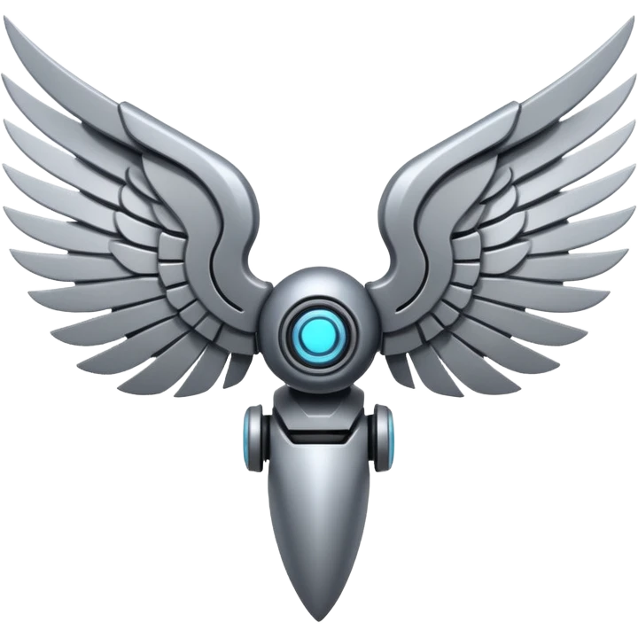 robot wings emoji