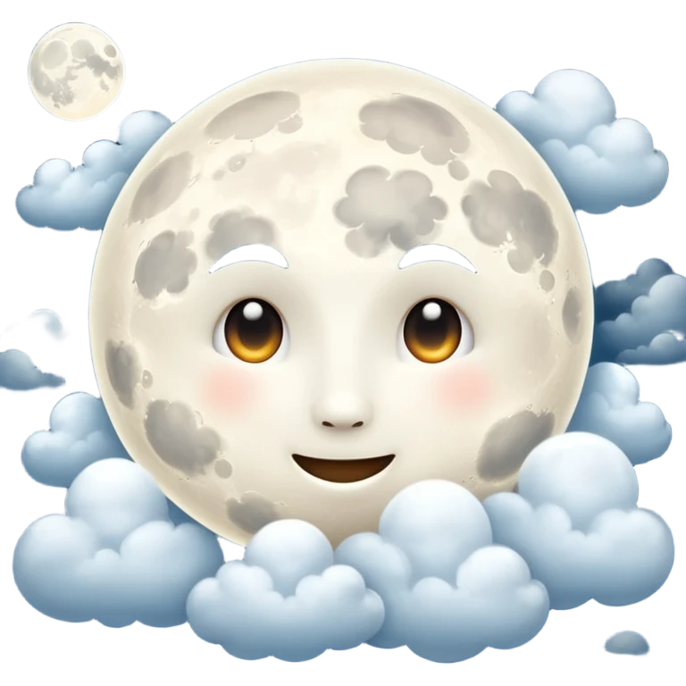 ☁️🌕☁️ emoji