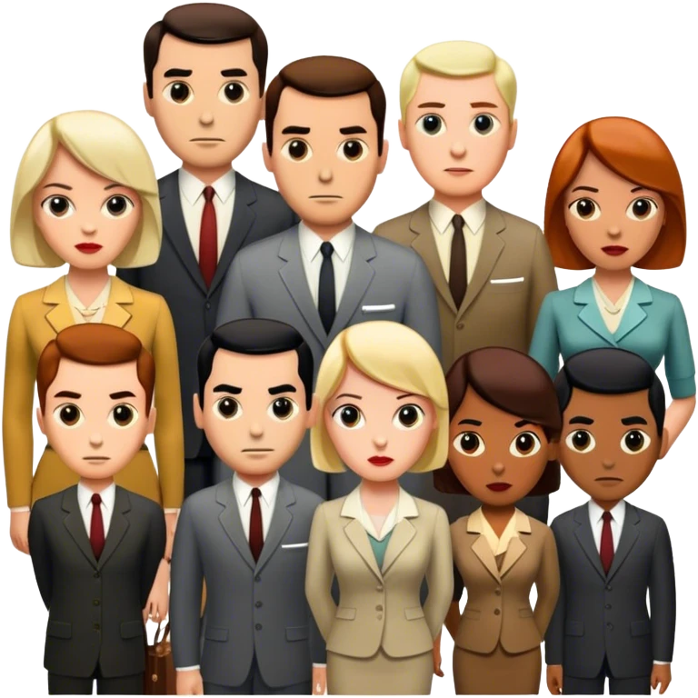 MadMen characters emoji