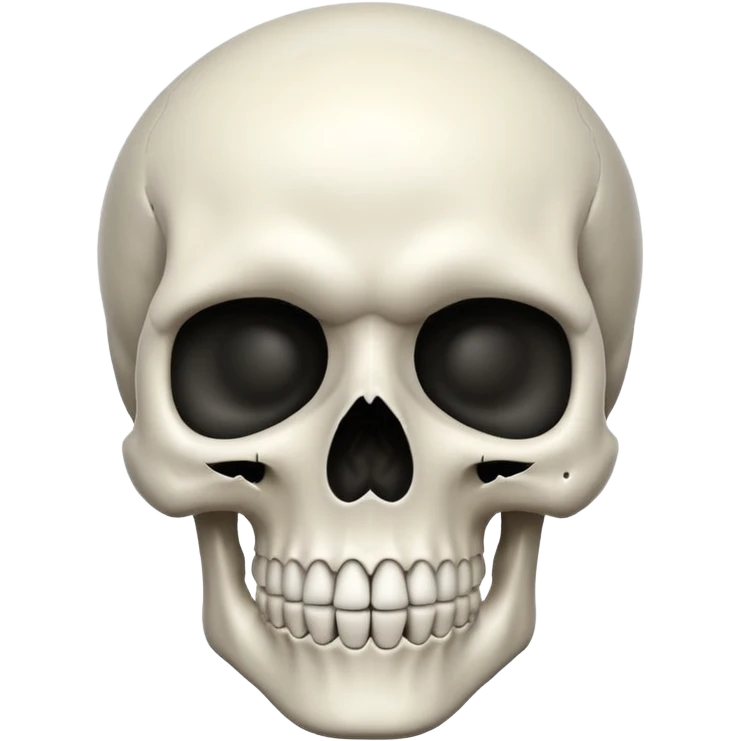 Create a skull ☠️ but without the crossbones emoji