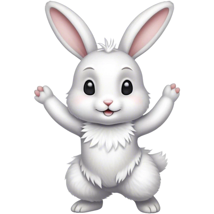 A dancing rabbut emoji
