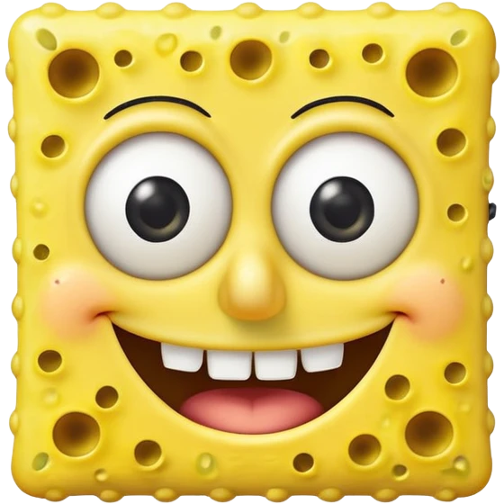 spongebob smiling with teeth emoji