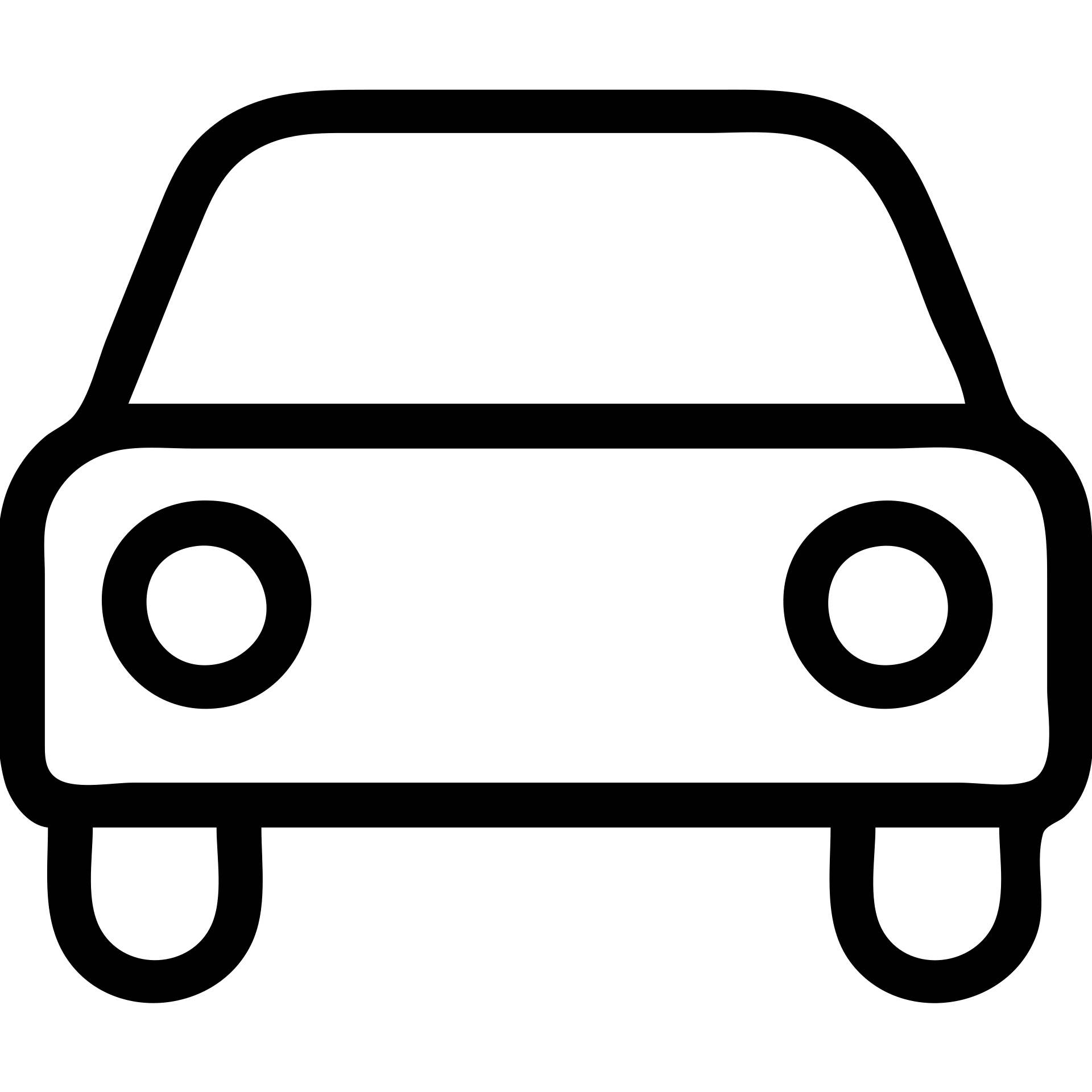 car icon in simple black outline style emoji