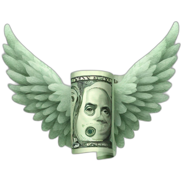 Money wings emoji