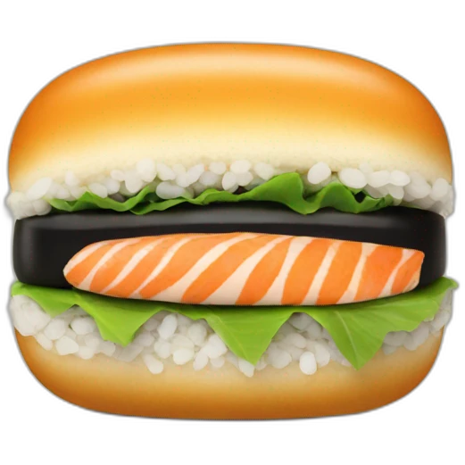 Sushi burger  emoji