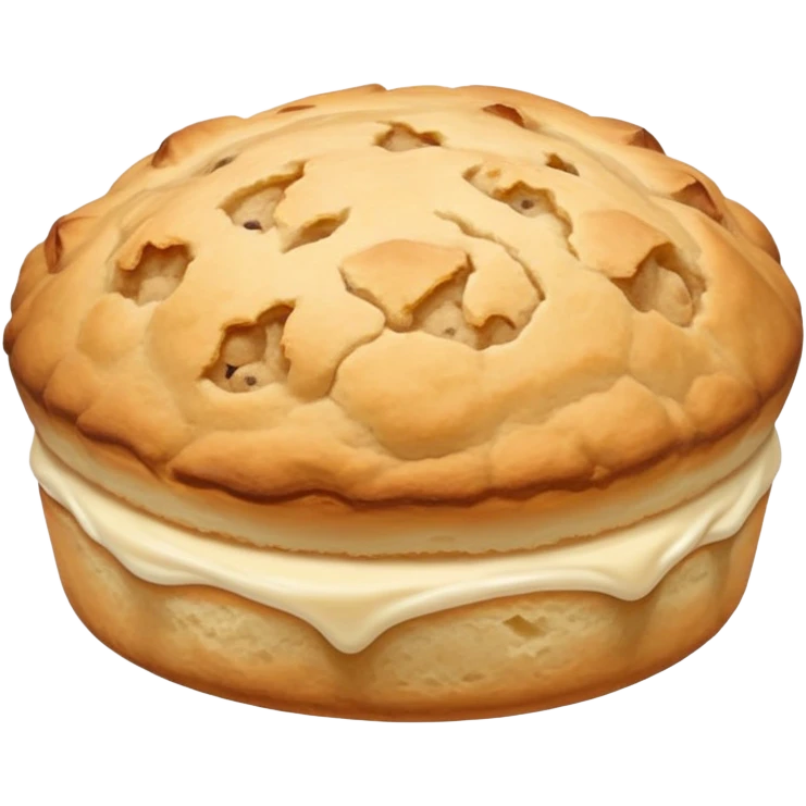 beige scone emoji