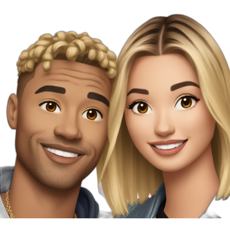 Justin and hailey bieber emoji