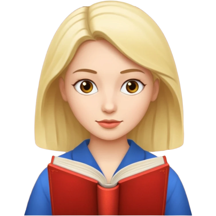 a woman reading a book emoji